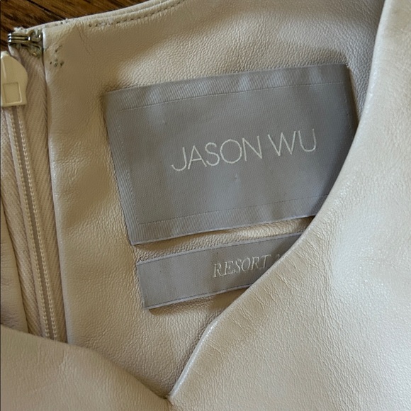 Jason Wu Textured Cream Mini Dress - Picture 2 of 3